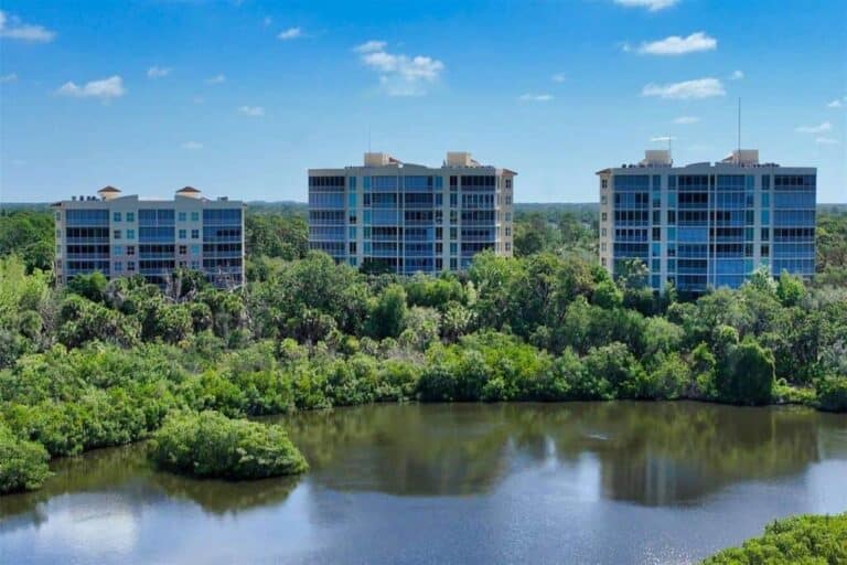 Meridian at The Oaks Condos in Osprey, FL. - Buildings at Waterfront