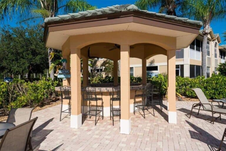 Moorings At Edgewater Condos in Lakewood Ranch, FL. - BBQ Grill/ Bar