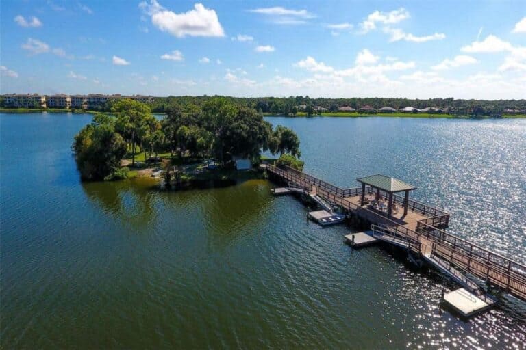Moorings At Edgewater Condos in Lakewood Ranch, FL. - Aerial