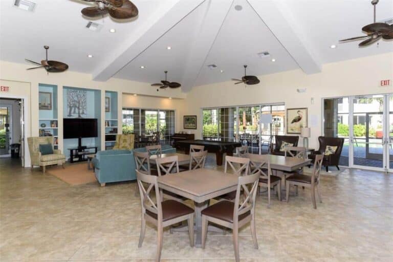 Moorings At Edgewater Condos in Lakewood Ranch, FL. - Clubhouse Interior