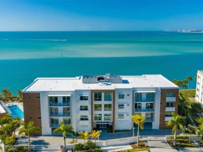 Oceane Condos in Siesta Key, FL. - Gulf Front Aerial