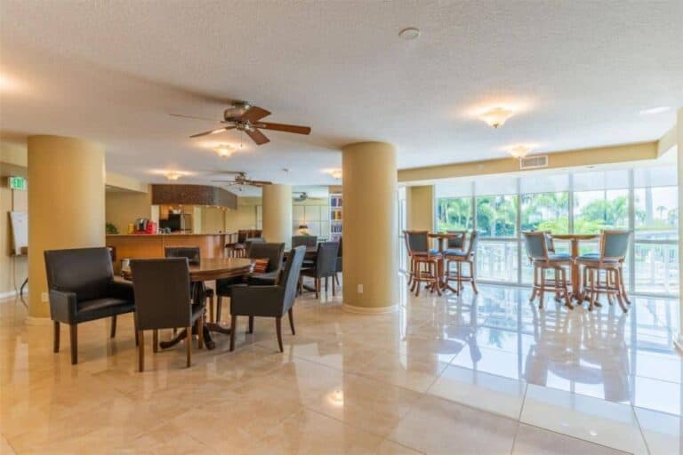 Orange Blossom Tower Condos in Downtown Sarasota, FL. - Lobby