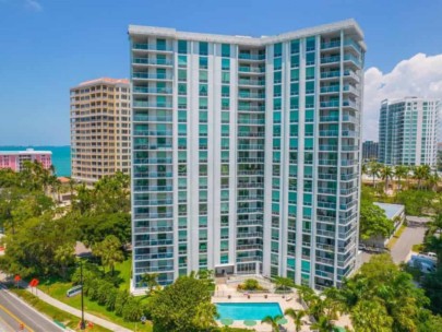 Orange Blossom Tower Condos in Downtown Sarasota, FL. - Building