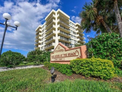 Our House At The Beach Condos in Siesta Key, FL. - Entrance Sign