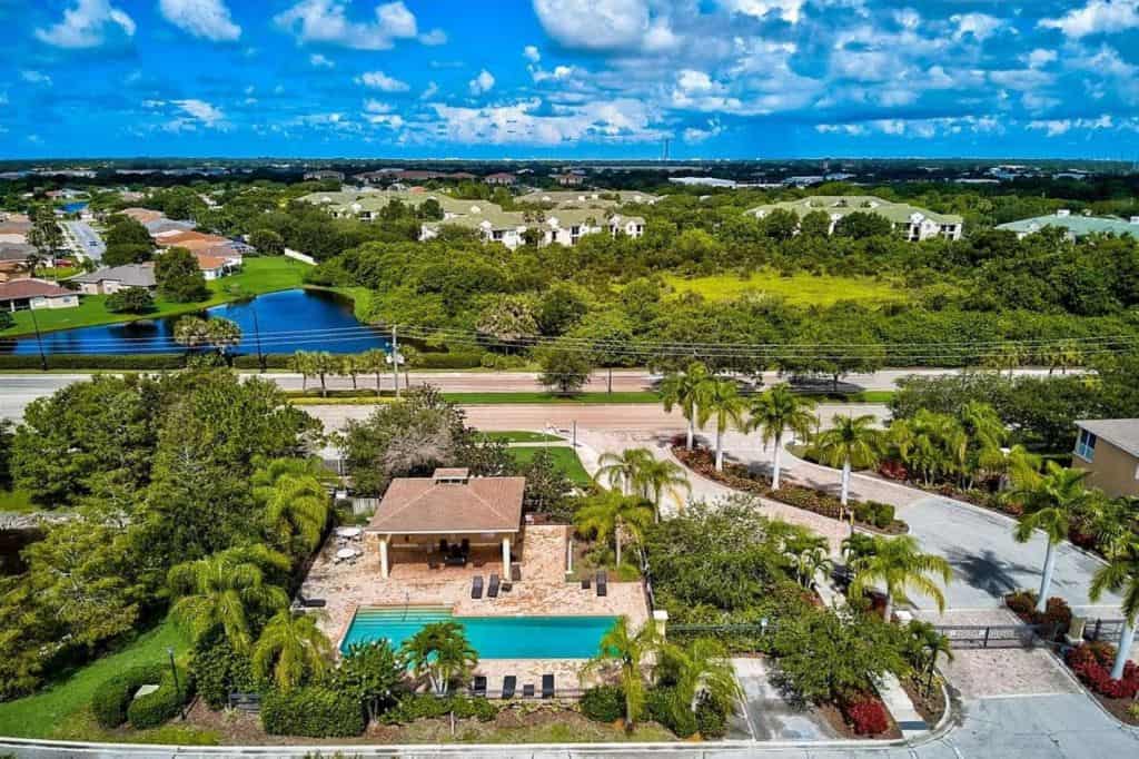 Palmer Oaks in Palmer Ranch Sarasota, FL. - Aerial