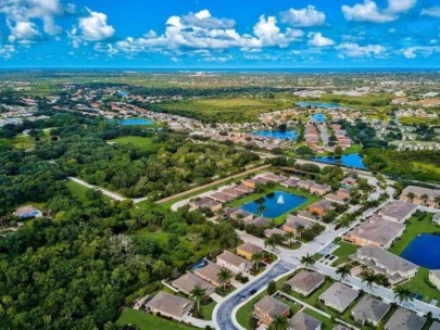 Palmer Oaks in Palmer Ranch Sarasota, FL. - Aerial View