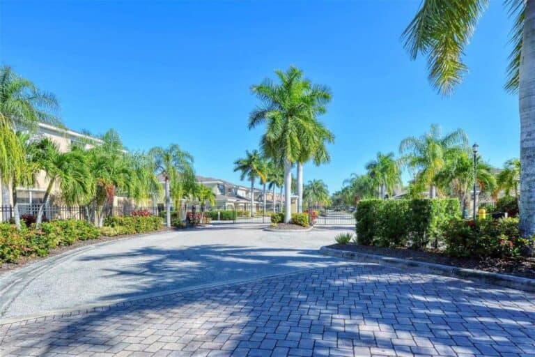 Palmer Oaks in Palmer Ranch Sarasota, FL. - Gated Entry