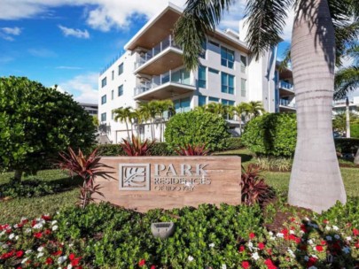 Park Residences Condos in Lido Key Sarasota, FL. - Entrance Sign