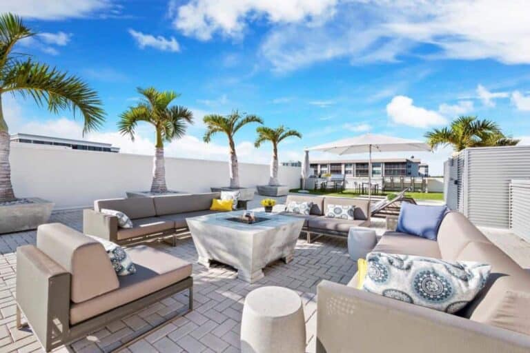 Park Residences Condos in Lido Key Sarasota, FL. - Rooftop Amenties