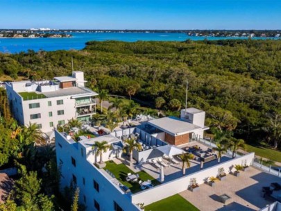 Park Residences Condos in Lido Key Sarasota, FL. - Aerial