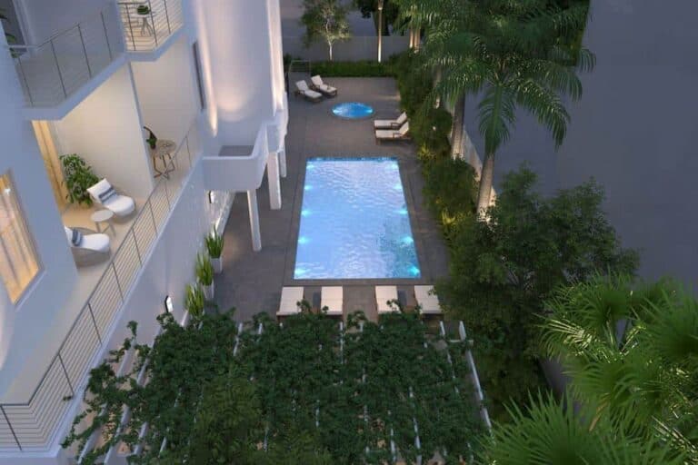 Pearl Condos in Downtown Sarasota, FL. - Pool
