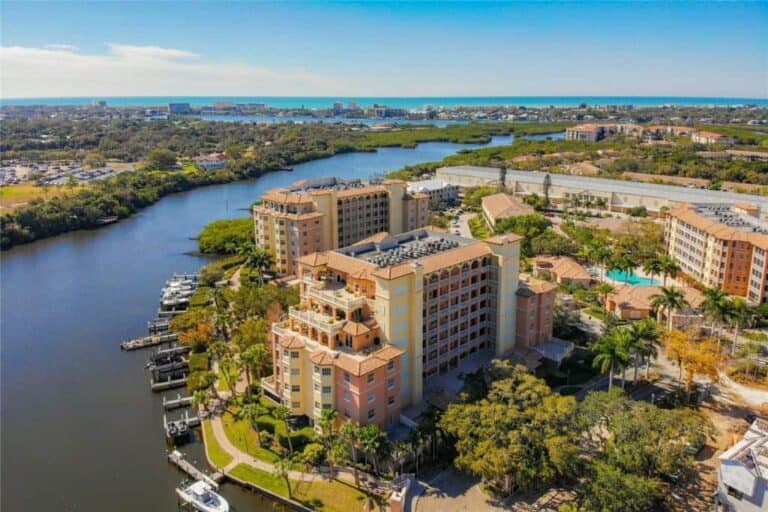 Phillippi Landings Condos in Sarasota, FL. - Aerial View