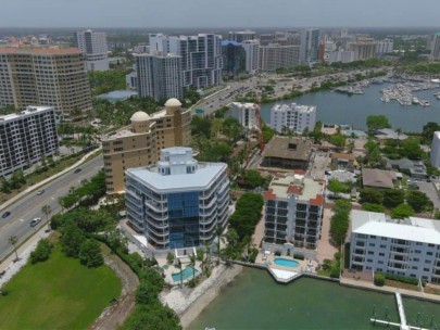 Phoenix Condos in Downtown Sarasota, FL. - Aerial