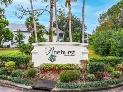 Pinehurst Condos in Palm Aire Sarasota, FL. - Entrance Sign