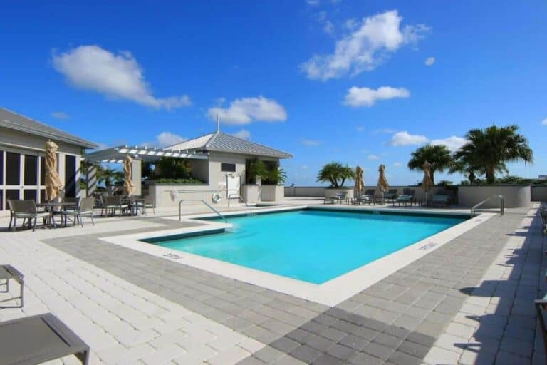 Plaza At Five Points Condos in Downtown Sarasota, FL. - Pool