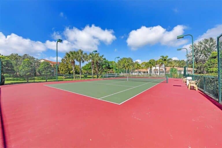Plaza De Flores Condos in Palmer Ranch Sarasota, FL. - Tennis Court