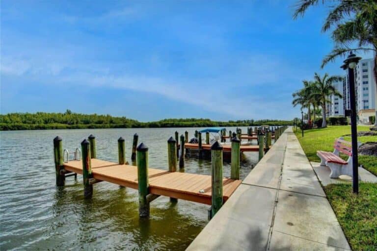 Pointe Condos in Siesta Key, FL. - Boat Docks