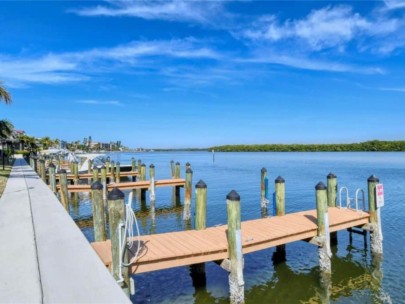 Pointe Condos in Siesta Key, FL. - Docks