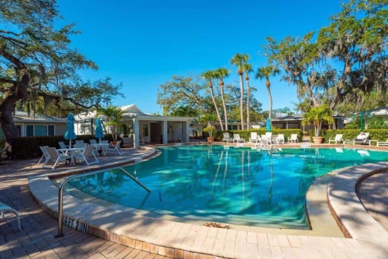 Polynesian Gardens Condos in Siesta Key, FL. - Pool