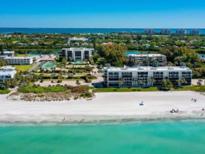 Portobello Condos in Longboat Key, FL. - Gulf Front Aerial