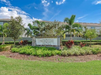 Promenade Townhomes in Palmer Ranch Sarasota, FL. - Entrance Sign