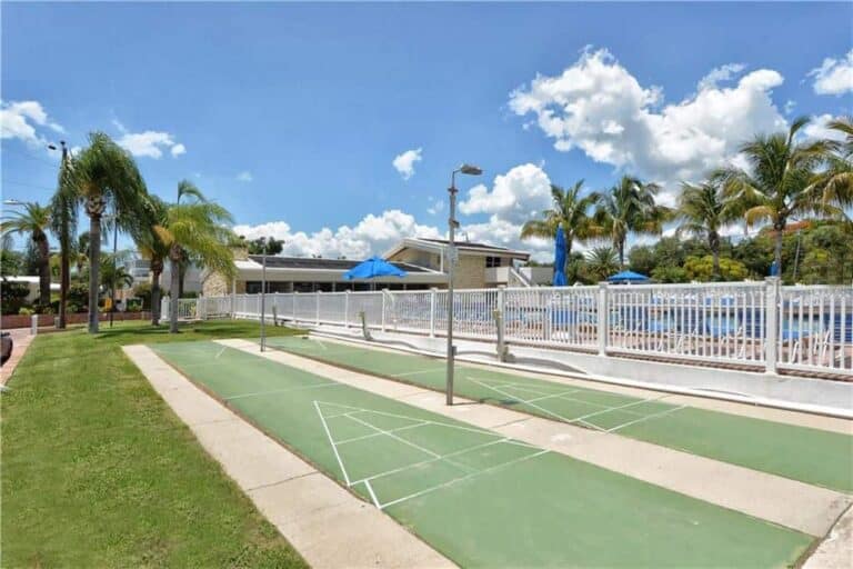 Provincial Garden Condos For Sale in Siesta Key, FL. - Shuffleboard