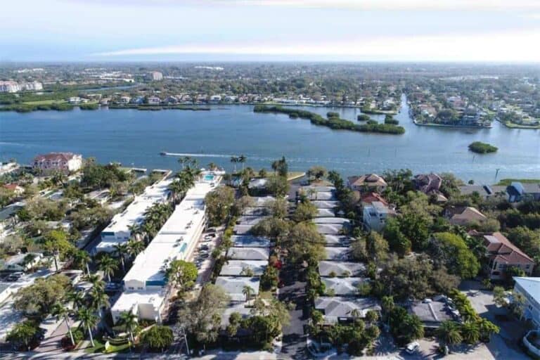 Provincial Garden Condos For Sale in Siesta Key, FL. - Aerial