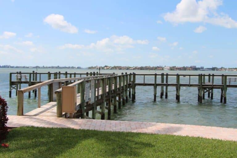 Renaissance Condos in Golden Gate Point - Sarasota, FL. - Boat Dock