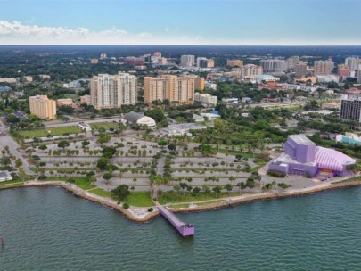 Renaissance Condos in Downtown Sarasota, FL. - Aerial