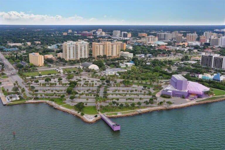 Renaissance Condos in Downtown Sarasota, FL. - Aerial