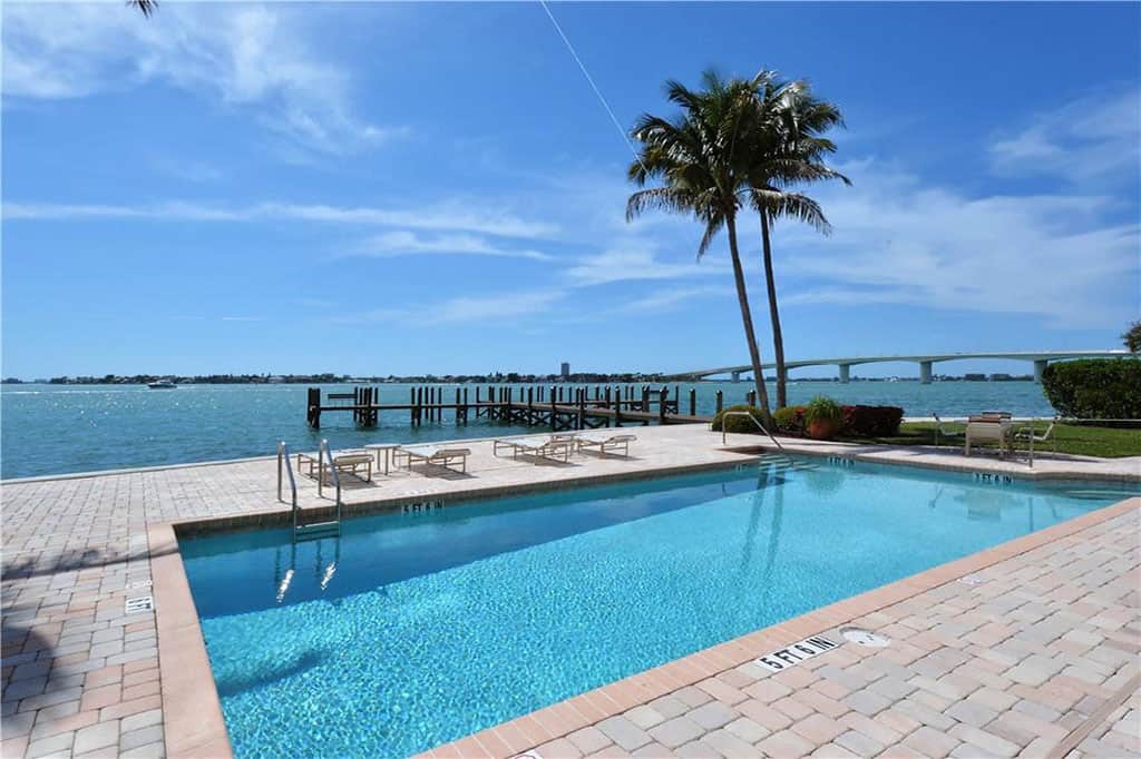 Renaissance Condos in Golden Gate Point - Sarasota, FL. - Pool