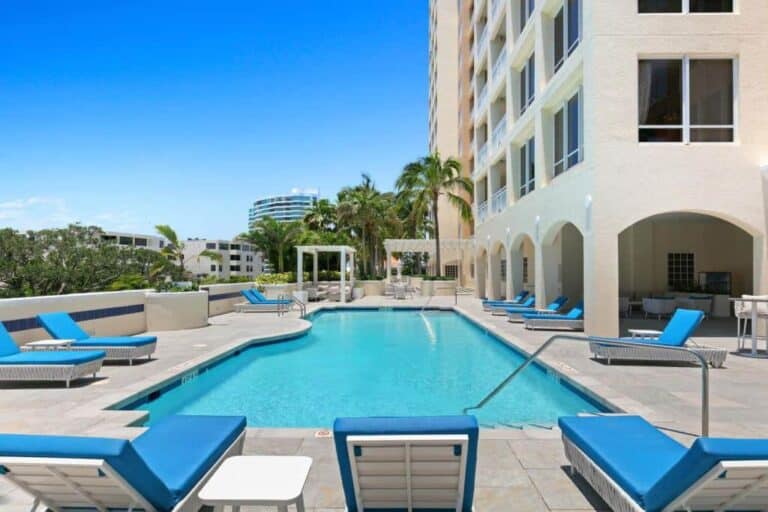Ritz Carlton Residences Condos in Downtown Sarasota FL. - Pool