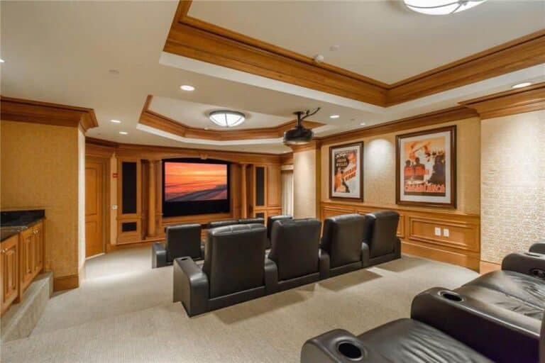 Ritz Carlton Residences Condos in Downtown Sarasota FL. - Theater Room