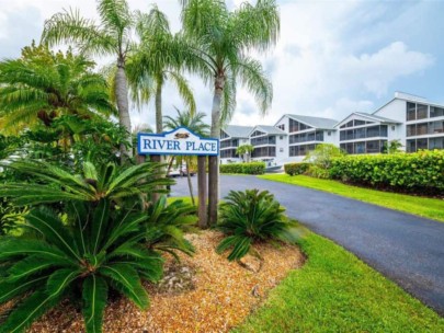 River Place Condos in Ellenton, FL. - Entrance Sign