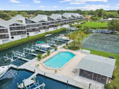 River Place Condos in Ellenton, FL. - Pool Aerial