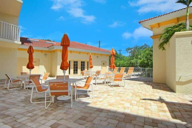 San Marco Condos in Downtown Sarasota, FL. - Patio