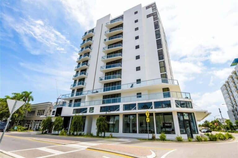 Sansara Condos in Downtown Sarasota, FL. - Building