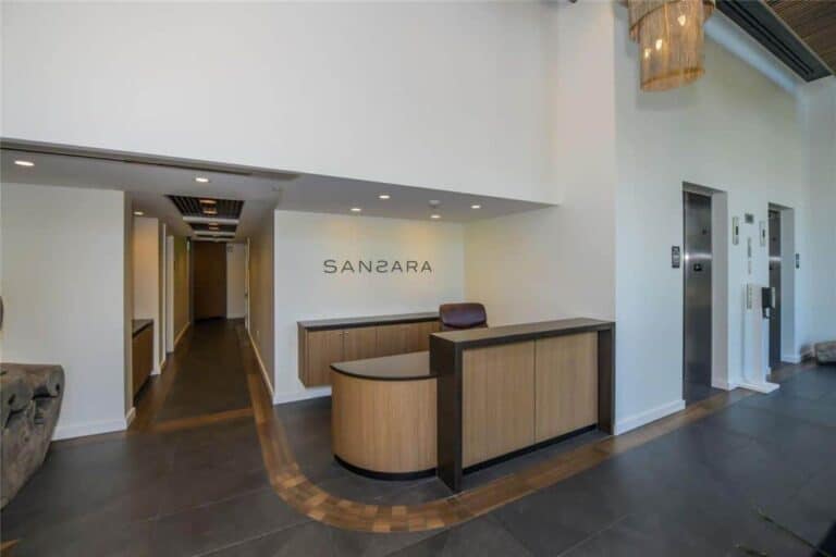 Sansara Condos in Downtown Sarasota, FL. - Front Desk