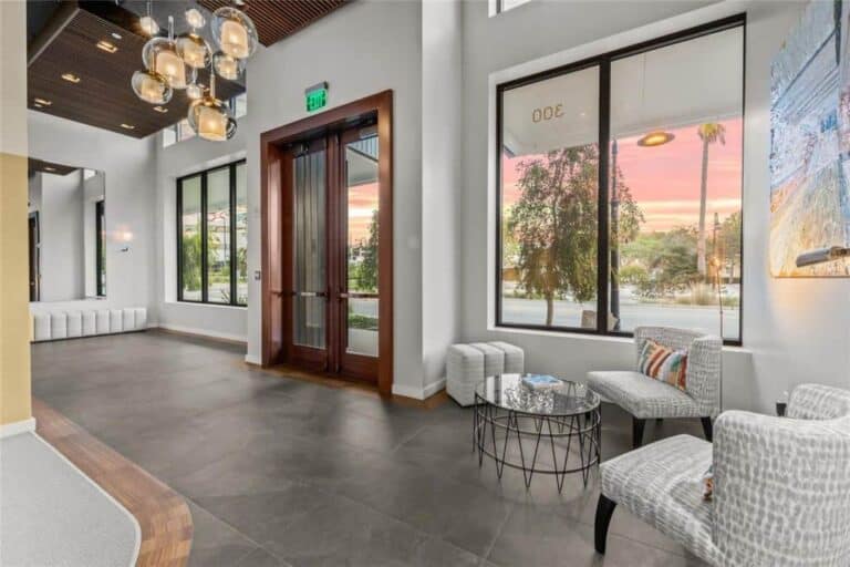 Sansara Condos in Downtown Sarasota, FL. - Entrance