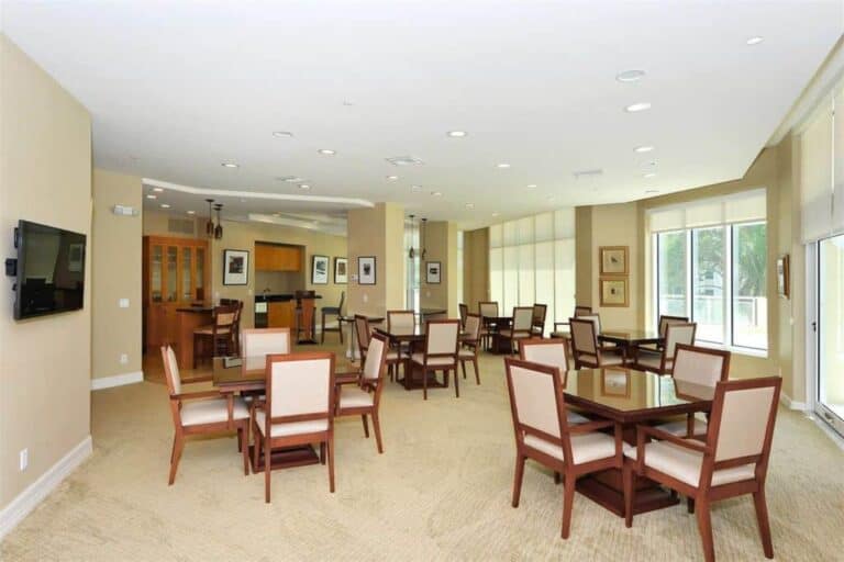 Sarabande Condos in Downtown Sarasota, FL. - Clubroom