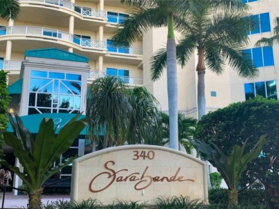 Sarabande Condos in Downtown Sarasota, FL. - Entrance Sign