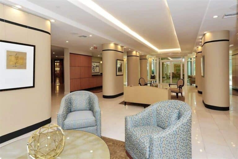 Sarabande Condos in Downtown Sarasota, FL. - Clubroom