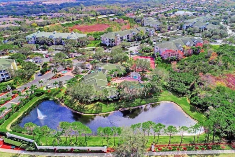 Serenade Condos in Palmer Ranch Sarasota, FL. - Aerial