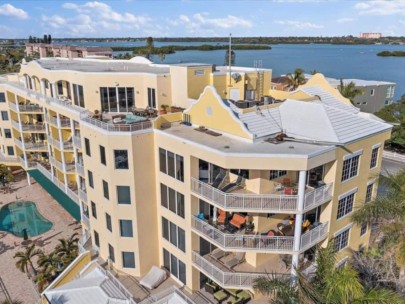 Somerset Cay Condos in Siesta Key, FL. - Aerial