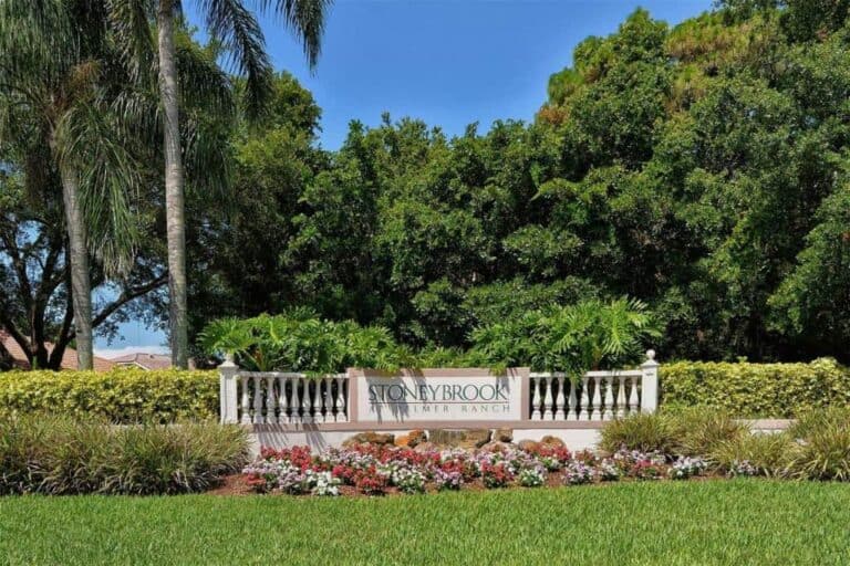 Stoneybrook Country Club in Palmer Ranch Sarasota, FL. - Entrance Sign