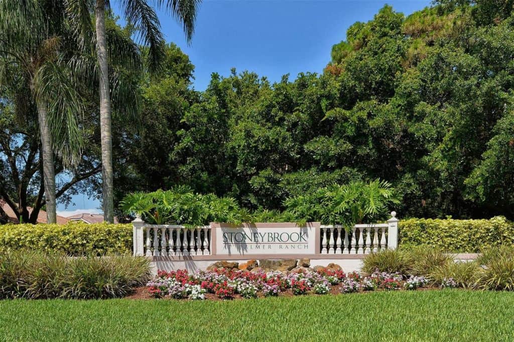 Stoneybrook Country Club in Palmer Ranch Sarasota, FL. - Entrance Sign