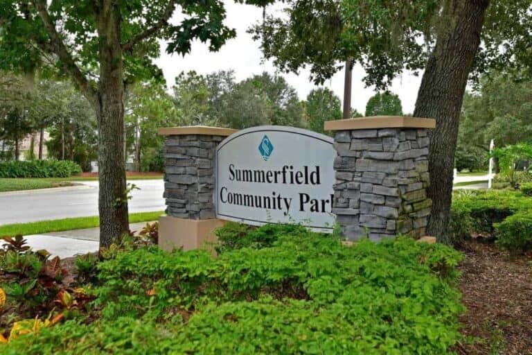 Summerfield Park in Lakewood Ranch, FL. - Entrance Sign