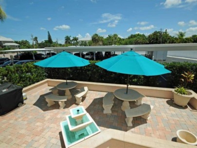 Sunset Royale Condos in Siesta Key, FL. - Patio