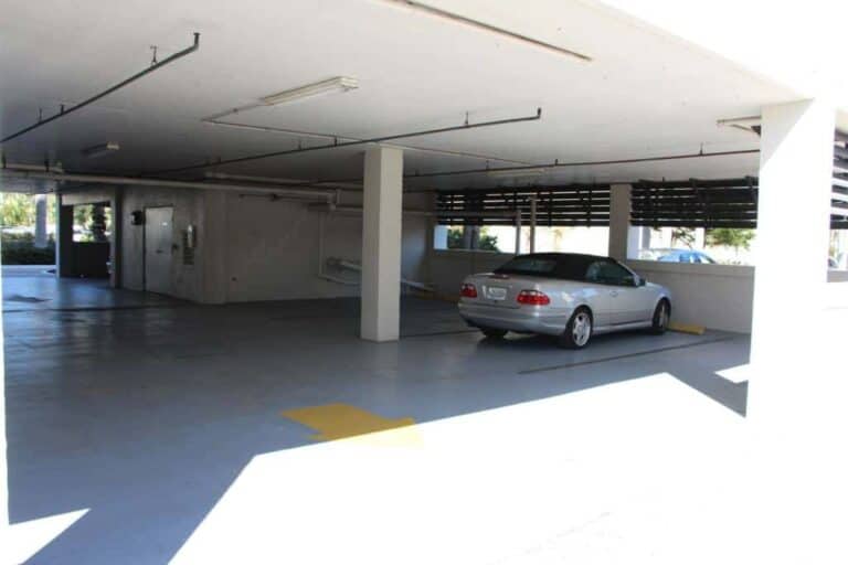 Sunset Towers Condos in Downtown Sarasota, FL. - Parking Garage