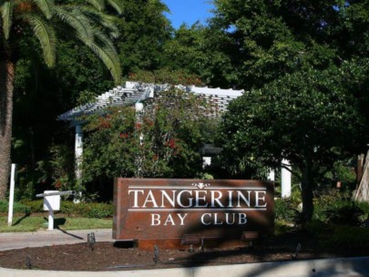 Tangerine Bay Club in Longboat Key, FL. - Entrance Sign